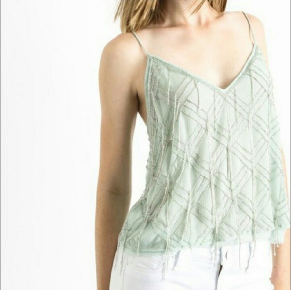 Free People Tops - NWT FREE PEOPLE BEADED FRINGE TOP
